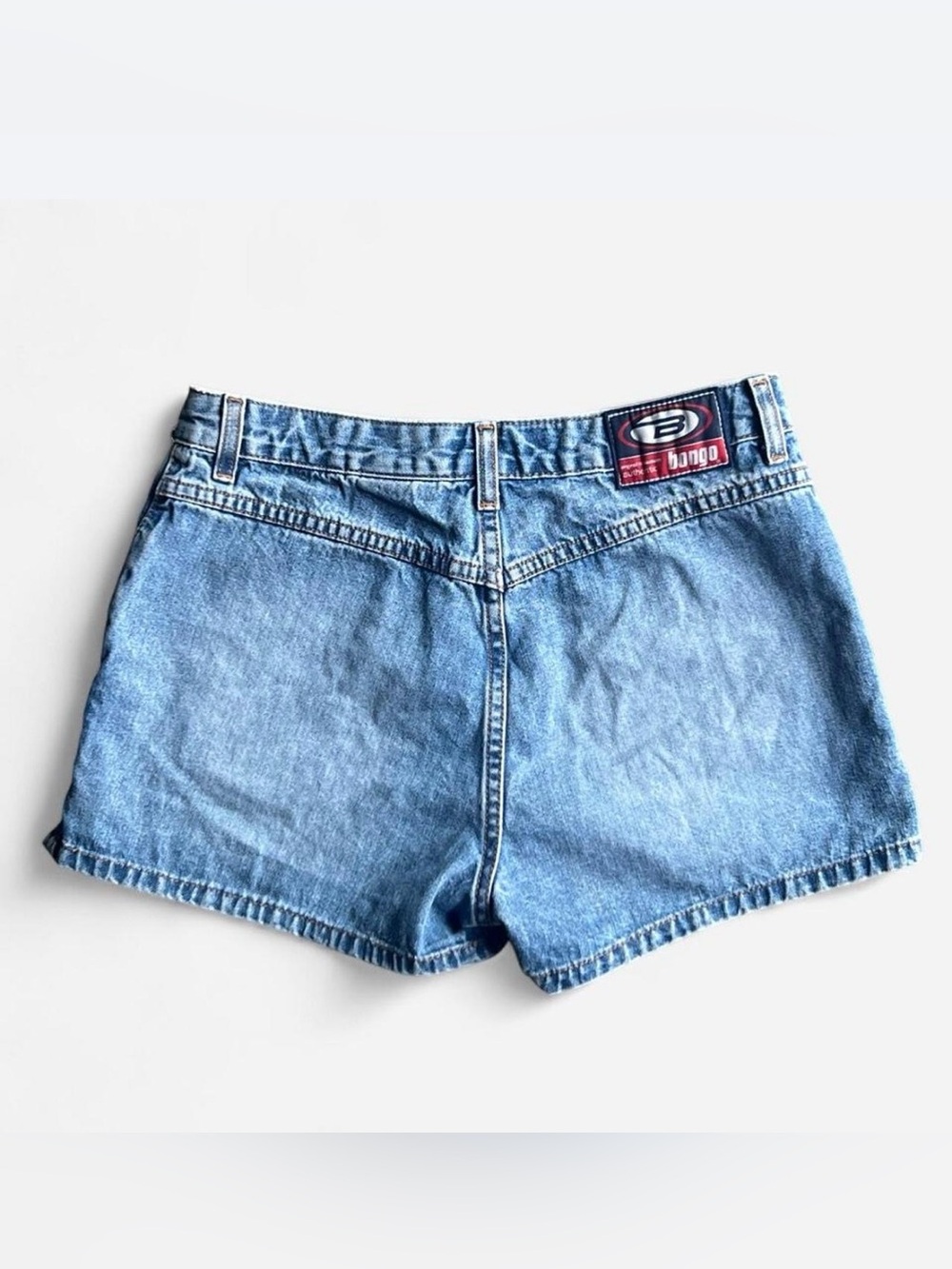 Vintage late 90’s Y2K Bongo Med Blue Denim Shorts size 7